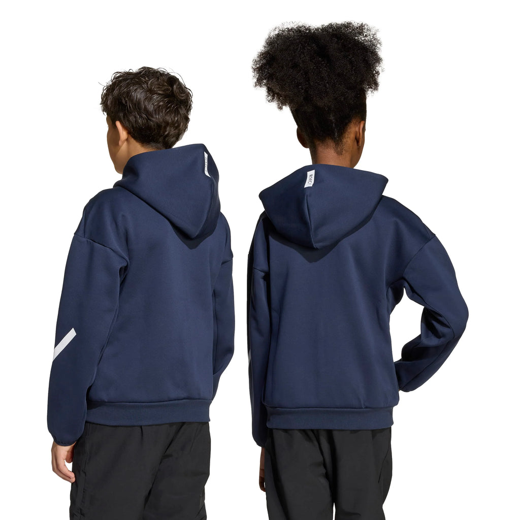 adidas Real Madrid ZNE Anthem Jacket Youth Navy
