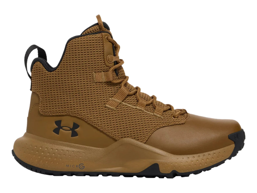 Botas Under Armour Micro G Stellar Mid Café para Hombre