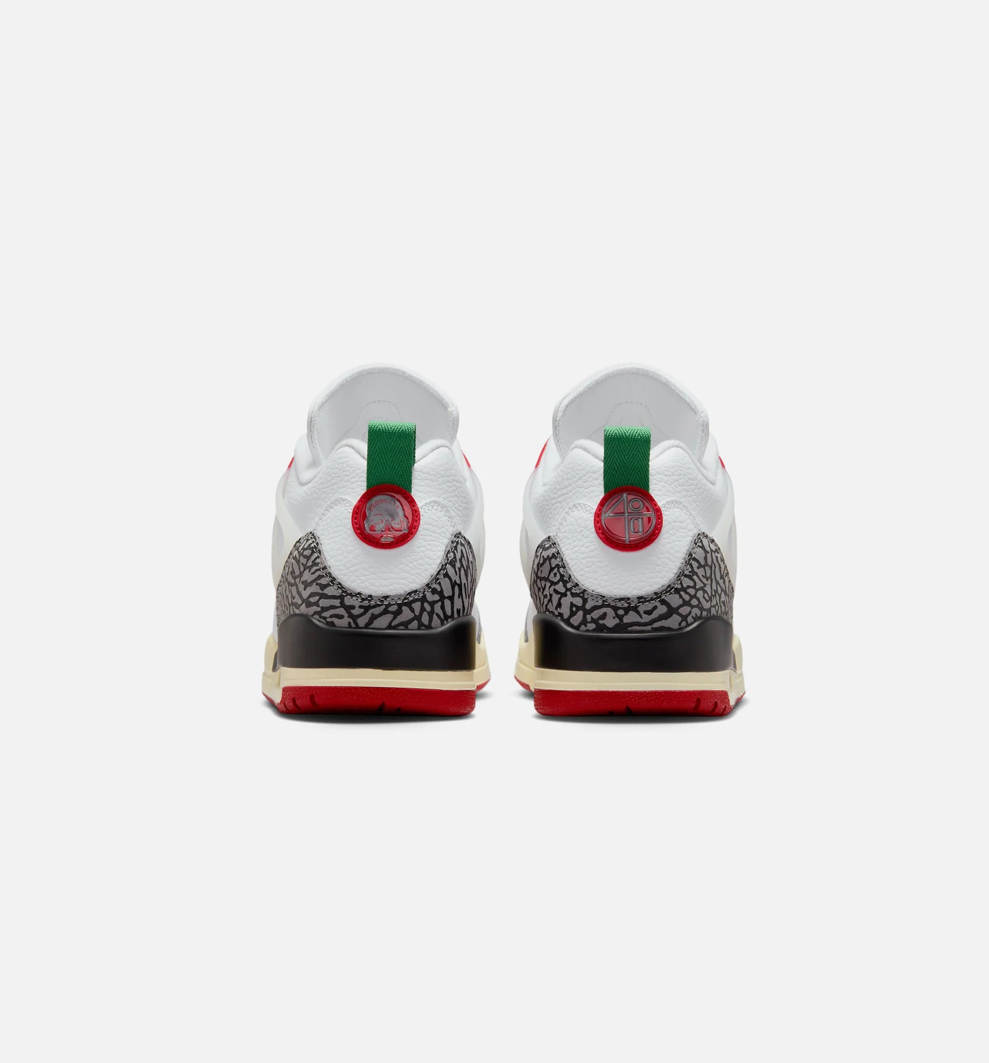 Spizike Low Mens Lifestyle Shoe White Black Sail Varsity Red