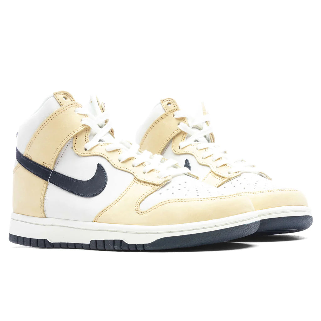 Womens Dunk High Premium Sail Obsidian Sesame