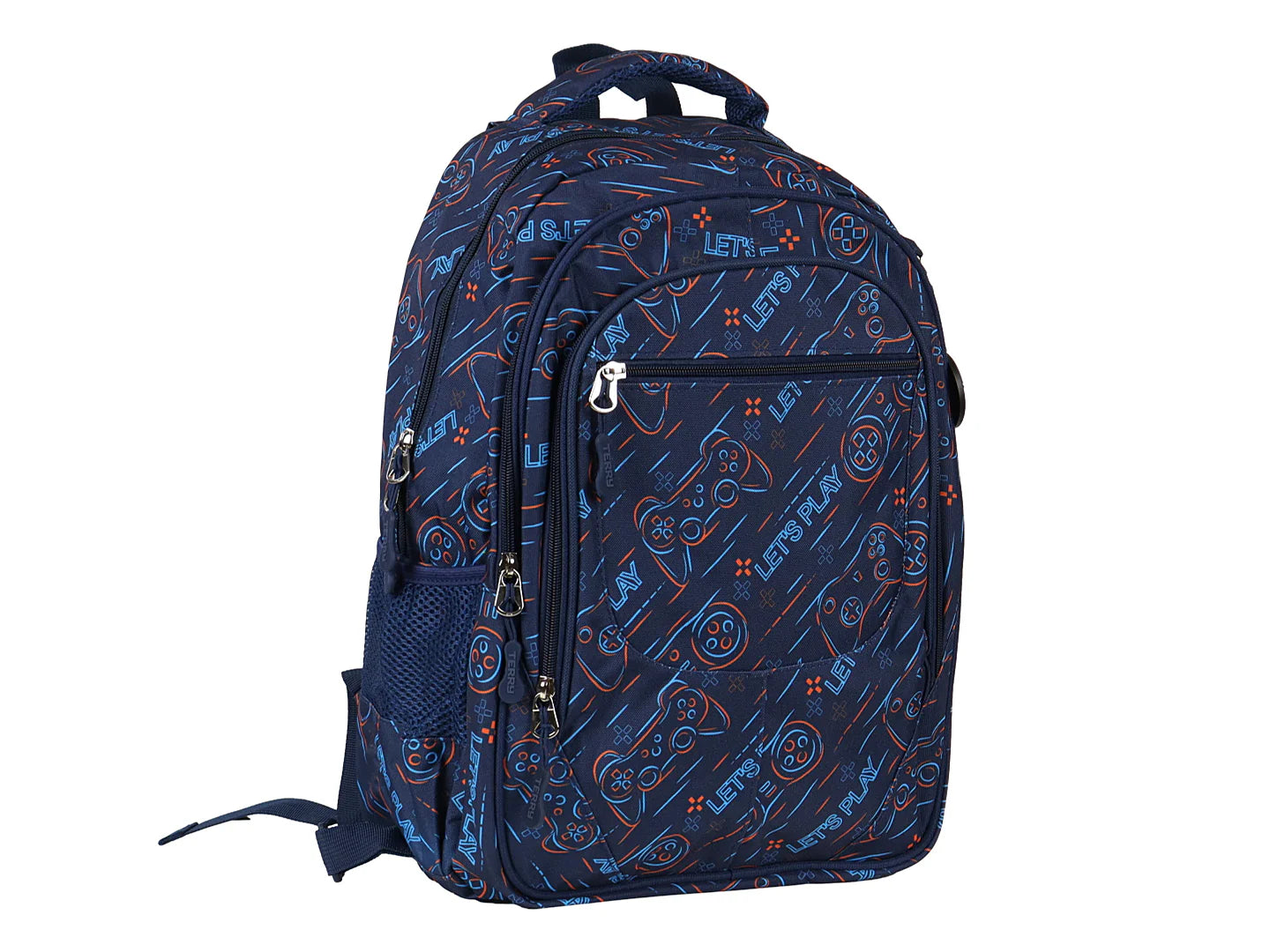 Mochila Terry Gamer Azul para Niño