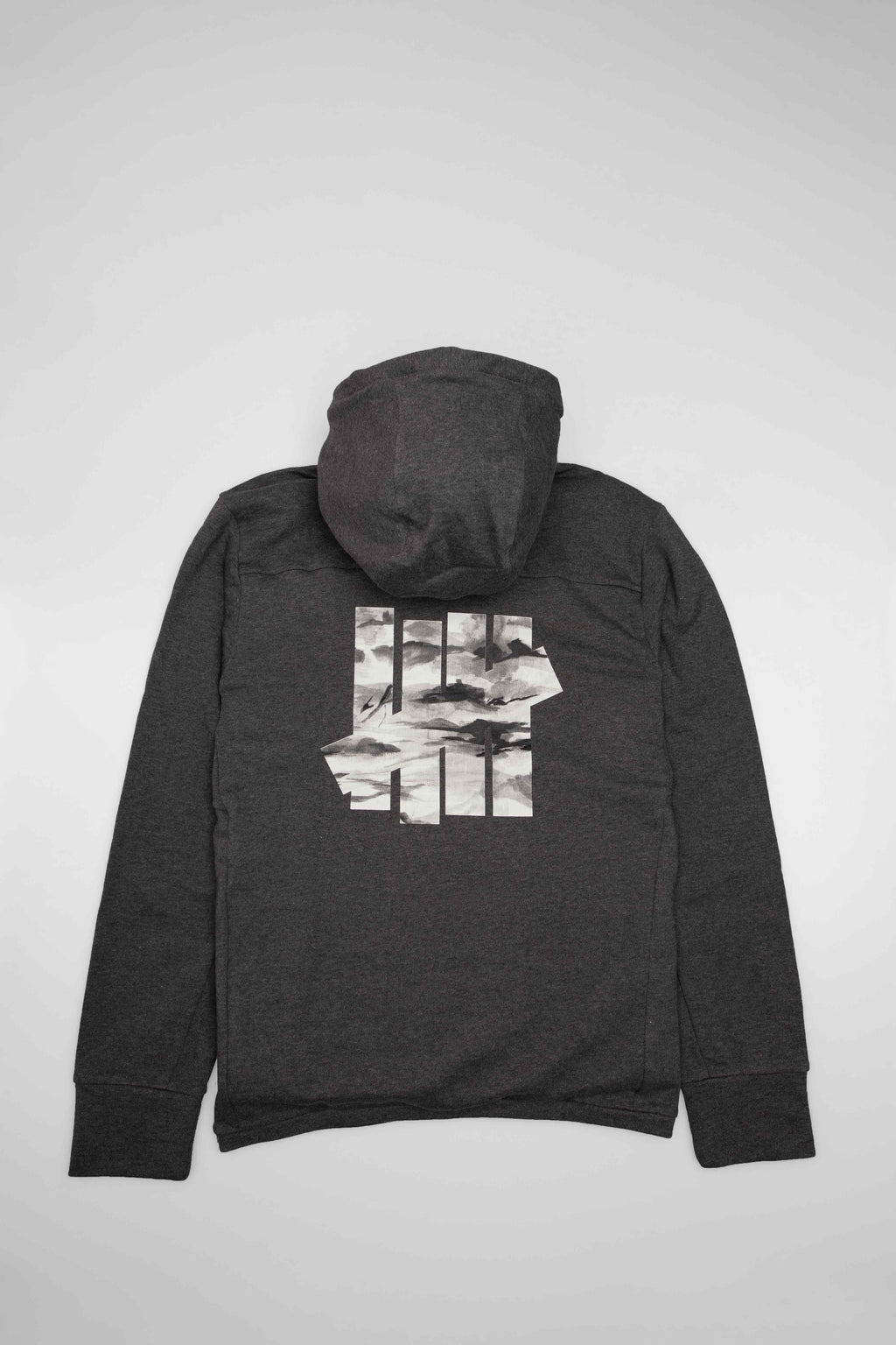 adidas X Undefeated Tech Mens Hoodie Dark Grey Heather Grey