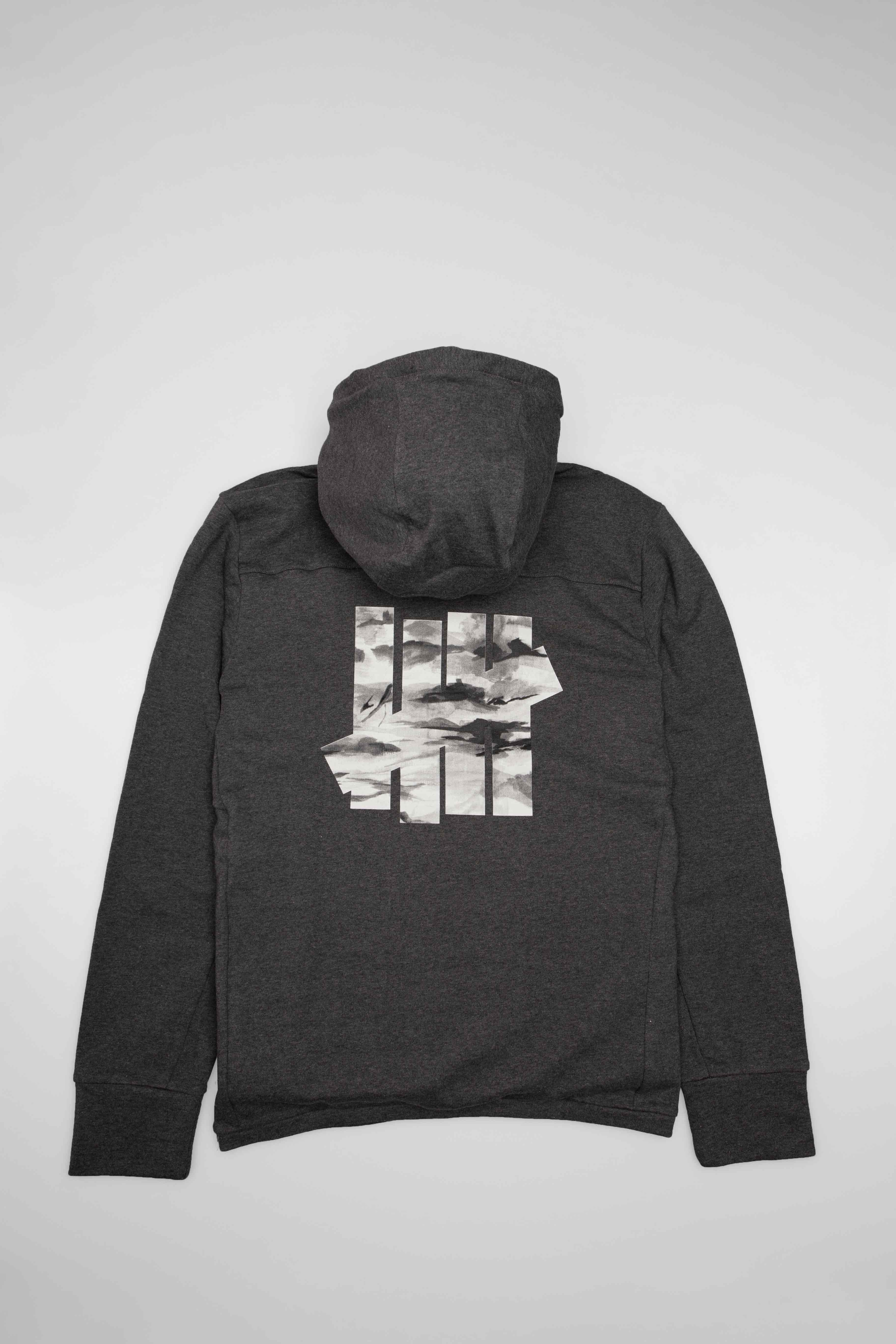 adidas X Undefeated Tech Mens Hoodie Dark Grey Heather Grey