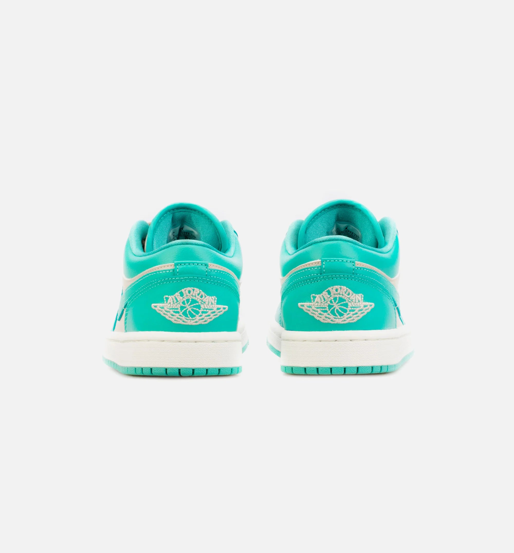 Air Jordan 1 Low Womens Lifestyle Shoe Teal Blue Beige