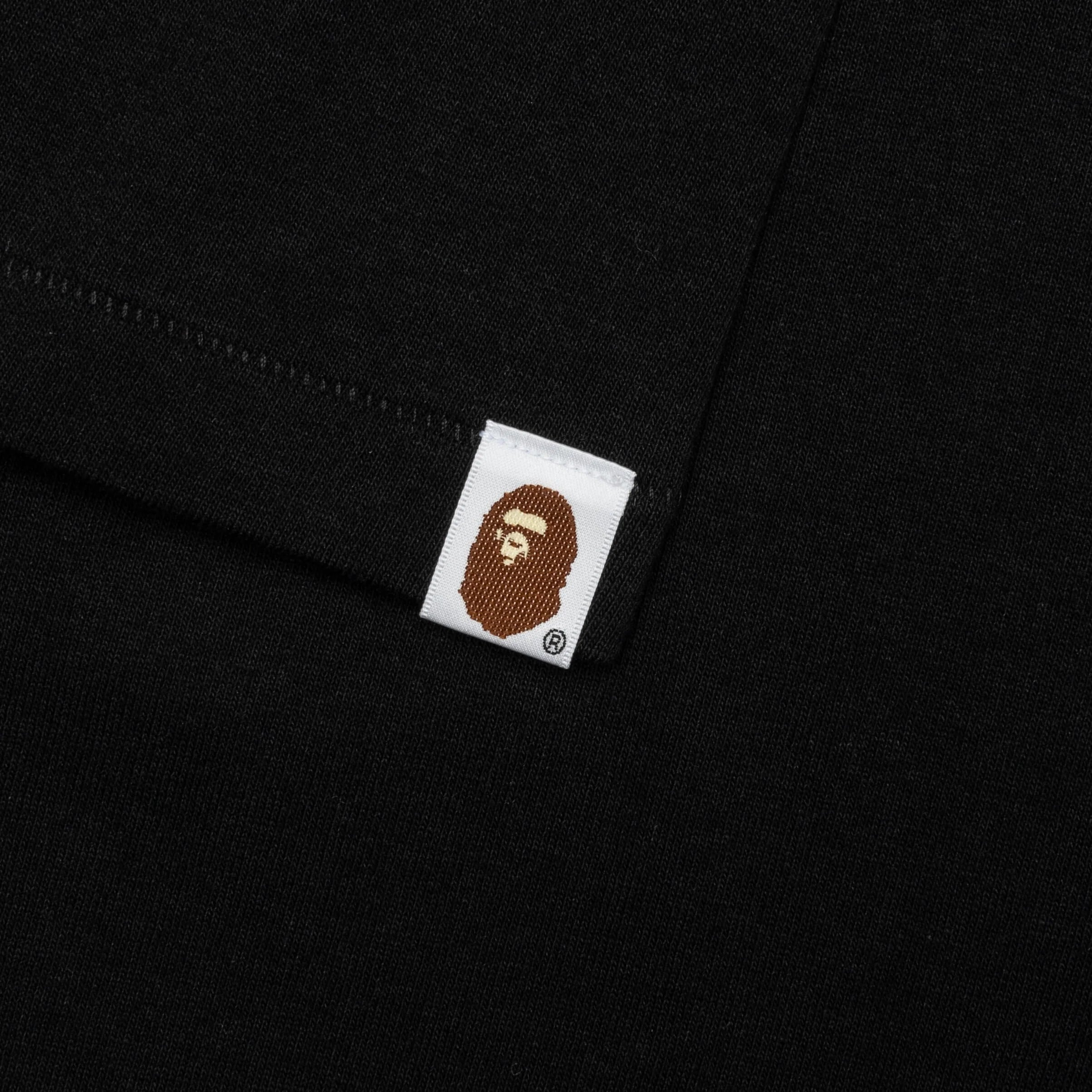 STA Houndstooth Ape Head Tee Black Black