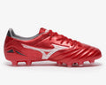 Mizuno Morelia Neo IV Pro FG Firm Ground Soccer Cleats Red White