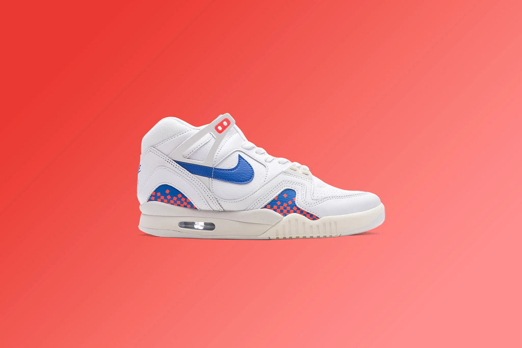 Air Tech Challenge 2 Pixel Court White Royal Blue Laser Crimson