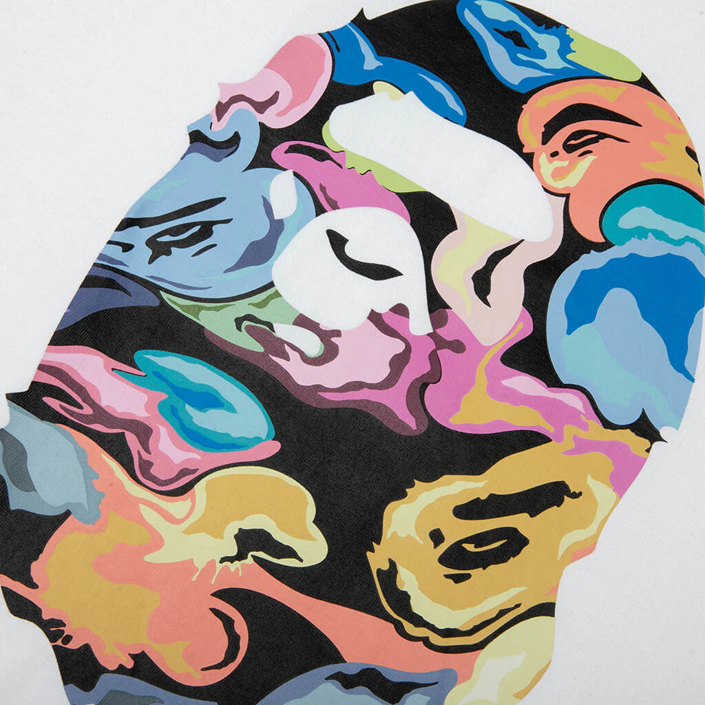 Art Camo By Bathing Ape Tee White