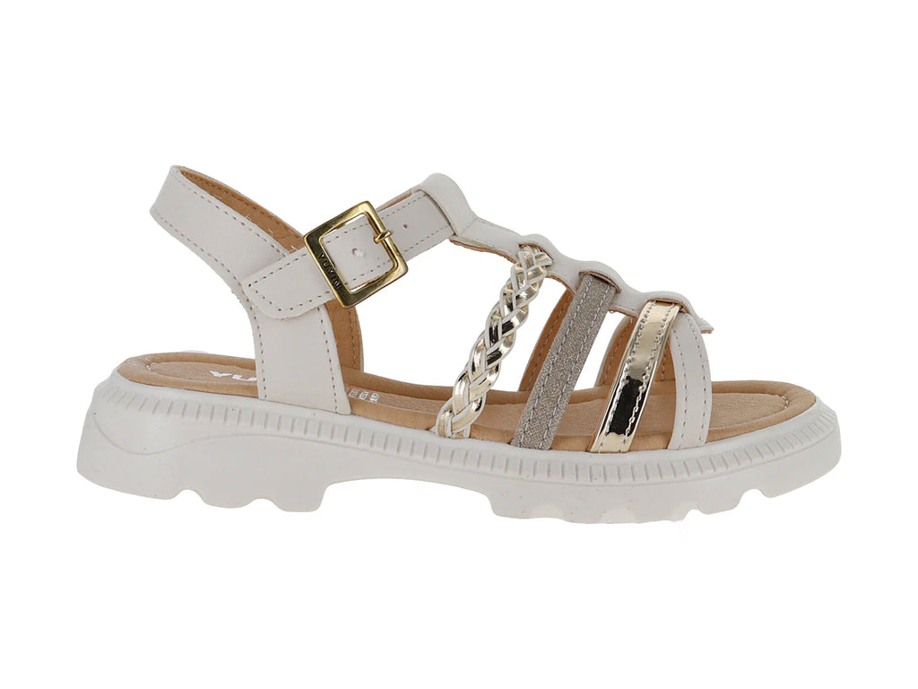 Sandalias Yuyin Color Latte para Niña