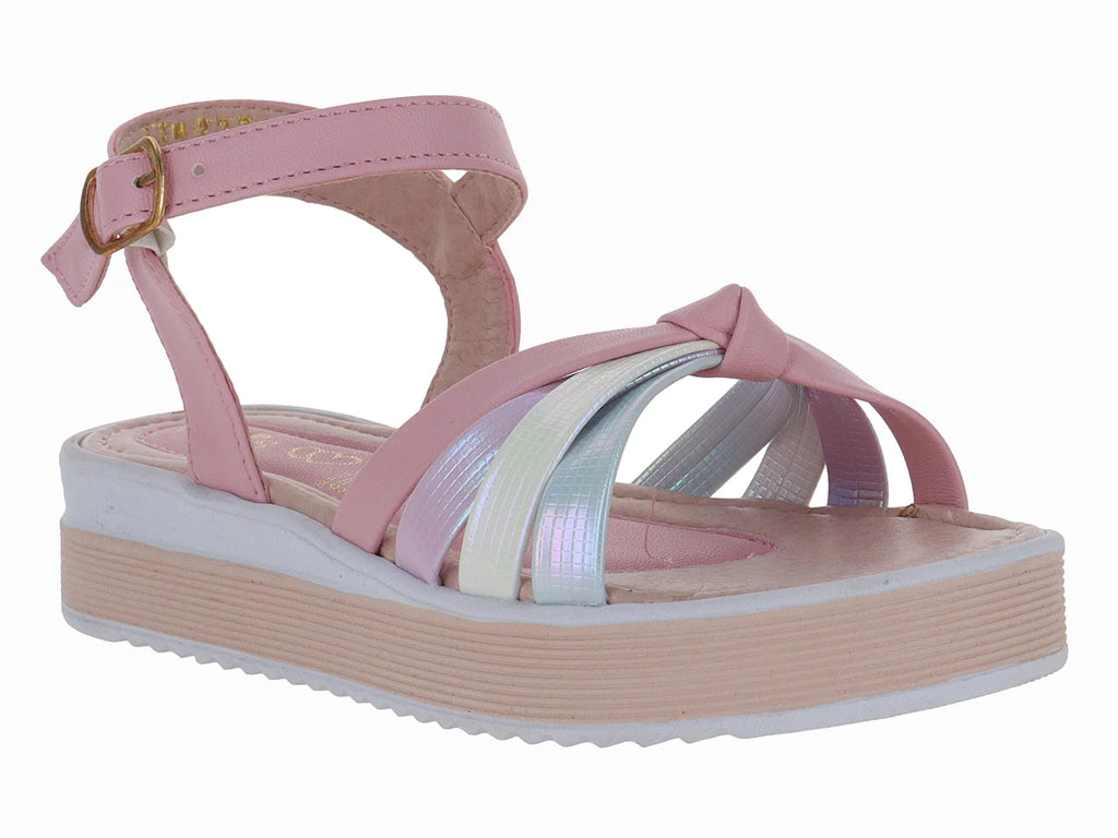 Sandalias Viris Rosa Pétalo para Niña