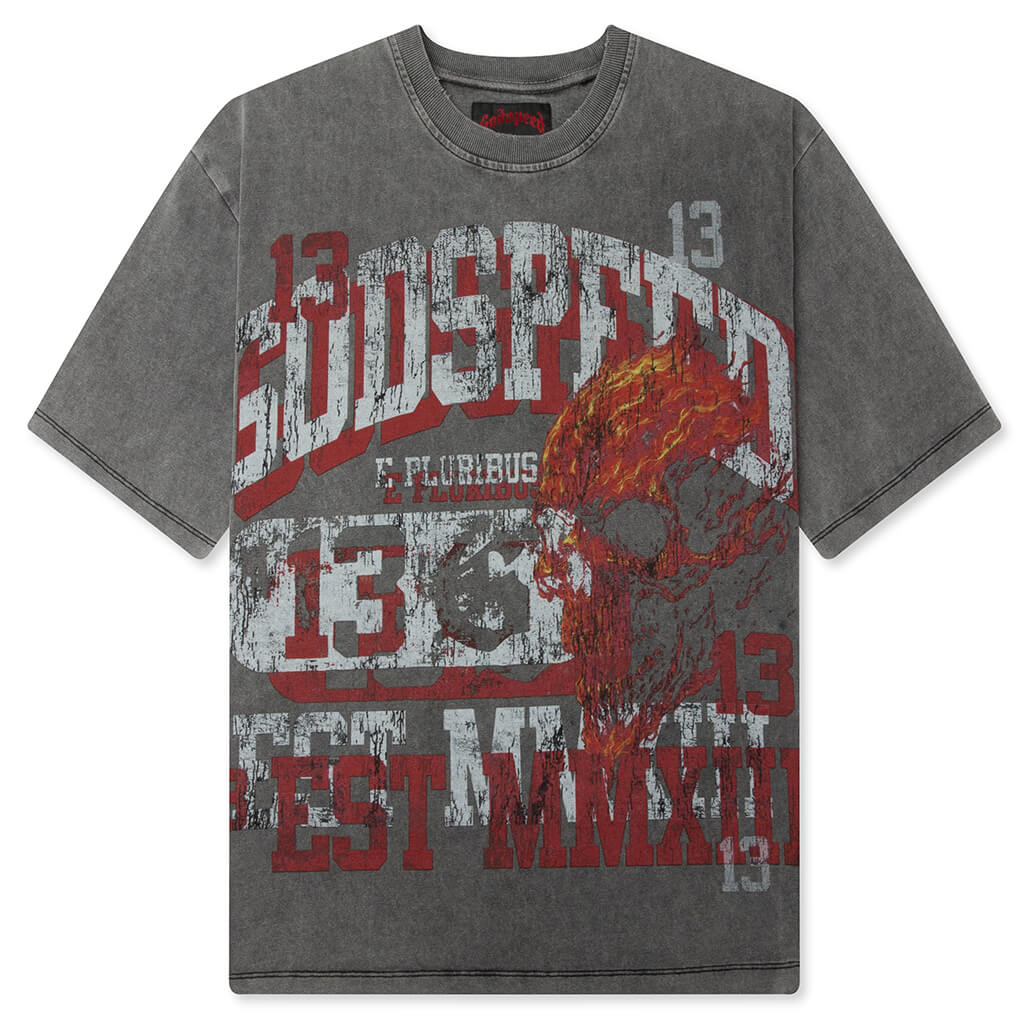 Seeing Double T Shirt Grey Wash