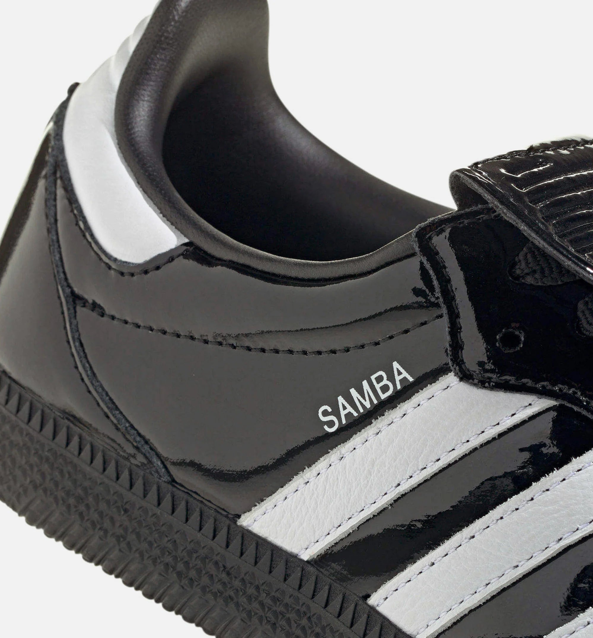 Samba LT Black Patent Womens Lifestyle Shoe Black White