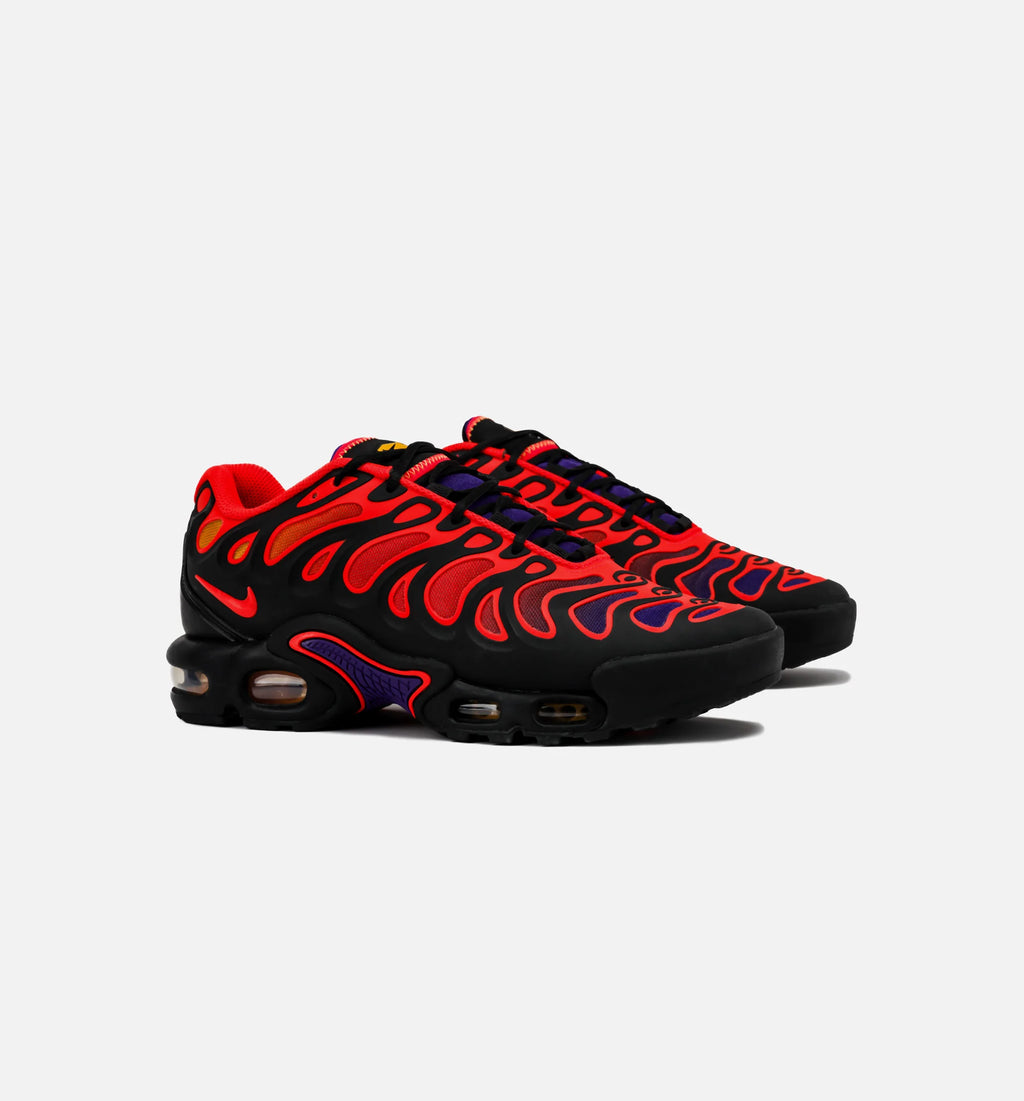 Air Max Plus Drift Mens Lifestyle Shoe Black Field Purple Laser Orange Bright Crimson