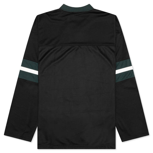 L S Detroit Mesh T Shirt Black Conifer Wax
