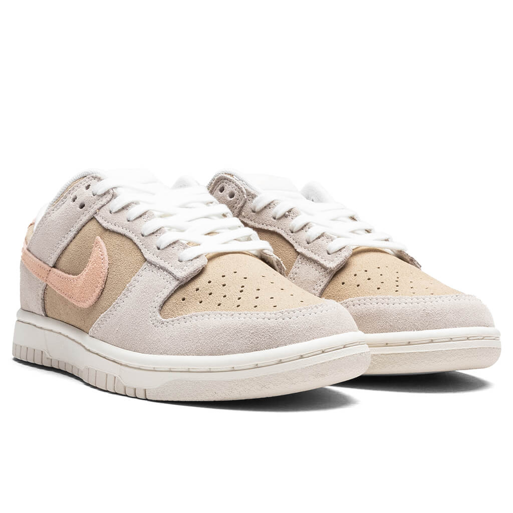 Womens Dunk Low Phantom Washed Coral Parachute Beige
