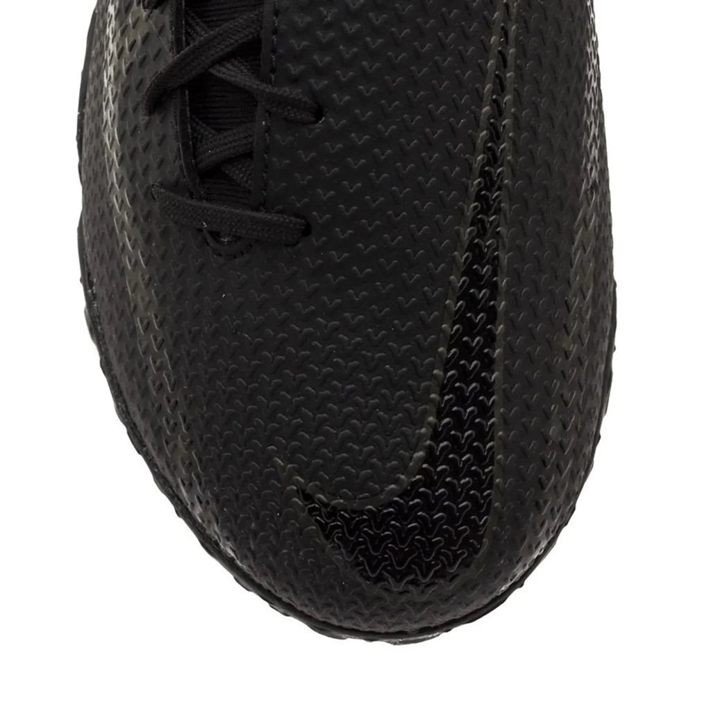 Nike Phantom GT2 Academy DF TF Turf Soccer Cleats Black Smoke Grey White