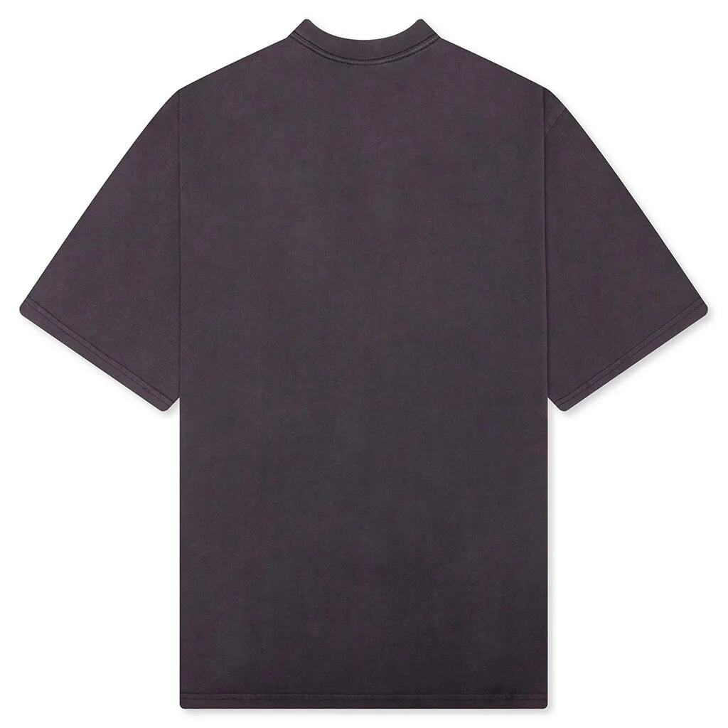 Static S S Tee Charcoal Art