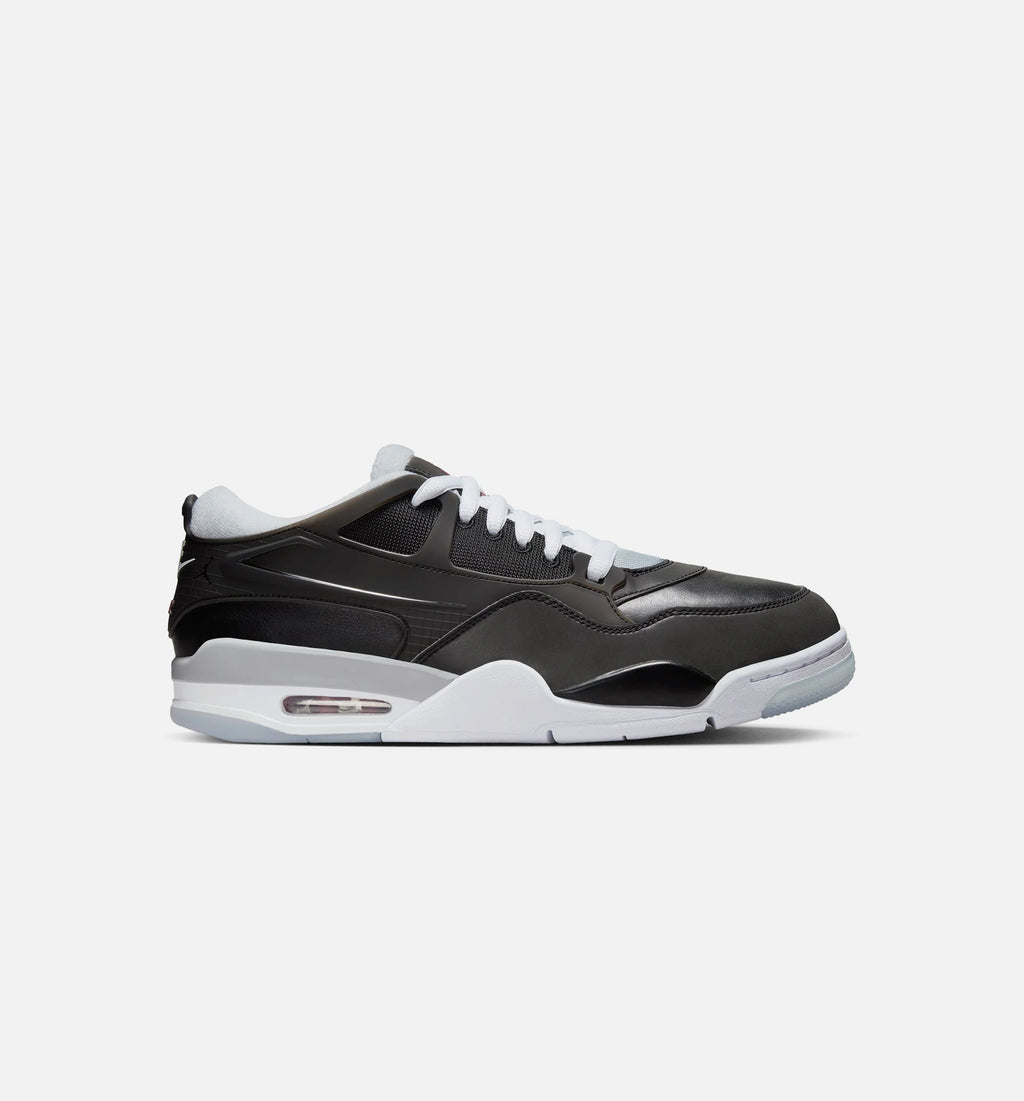 Air Jordan 4 RM Mens Lifestyle Shoes Black Red Grey