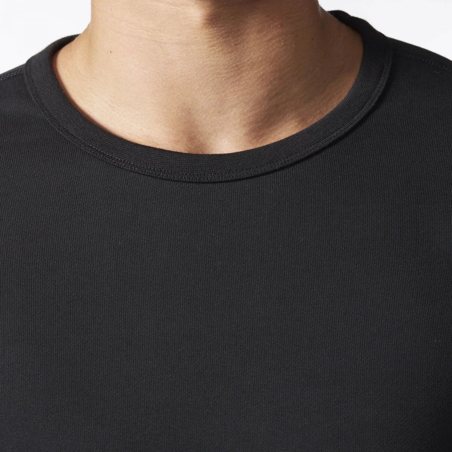 Reigning Champ X adidas French Terry Crew Long Sleeve Mens Black