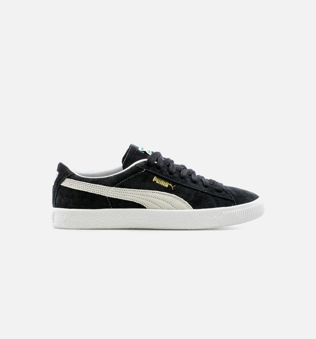 Suede VTG Mens Lifestyle Shoe Black White