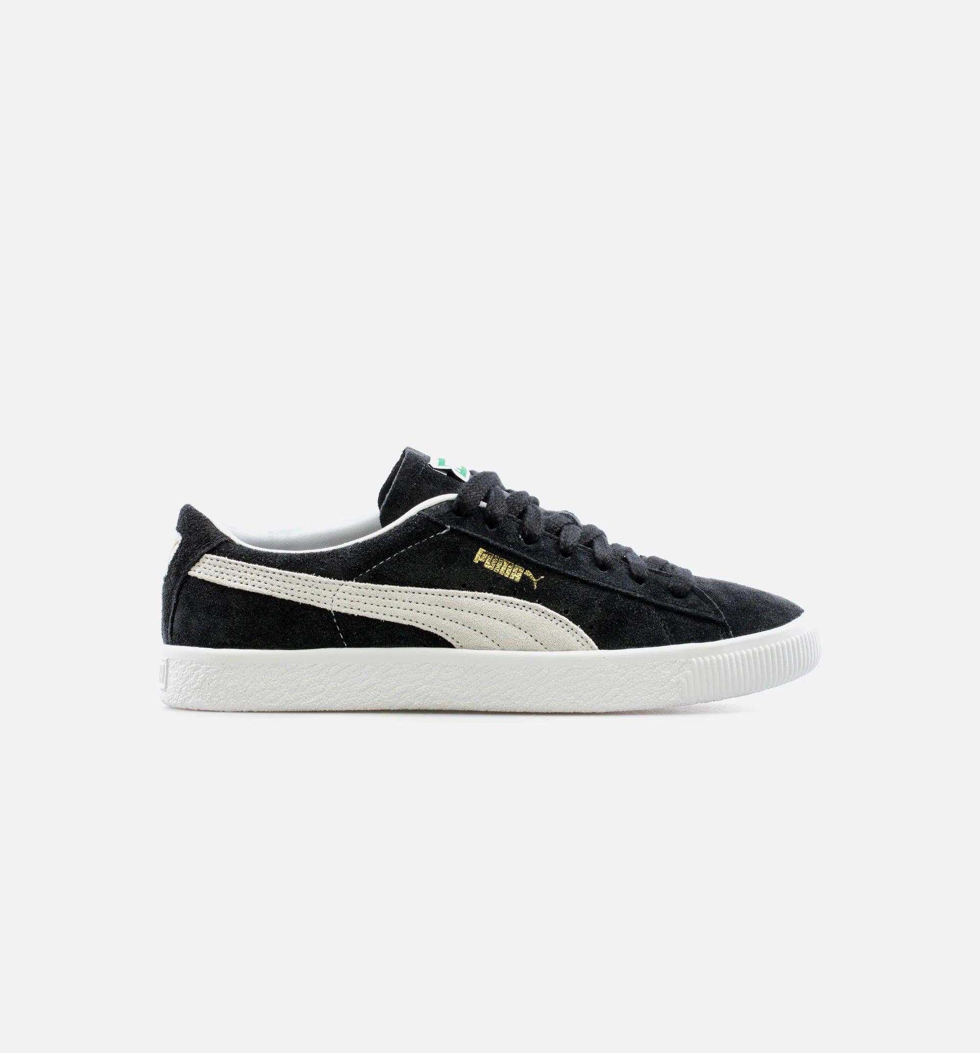 Suede VTG Mens Lifestyle Shoe Black White