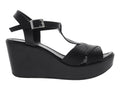 Sandalias de Plataforma Luna Rosa Negro para Mujer