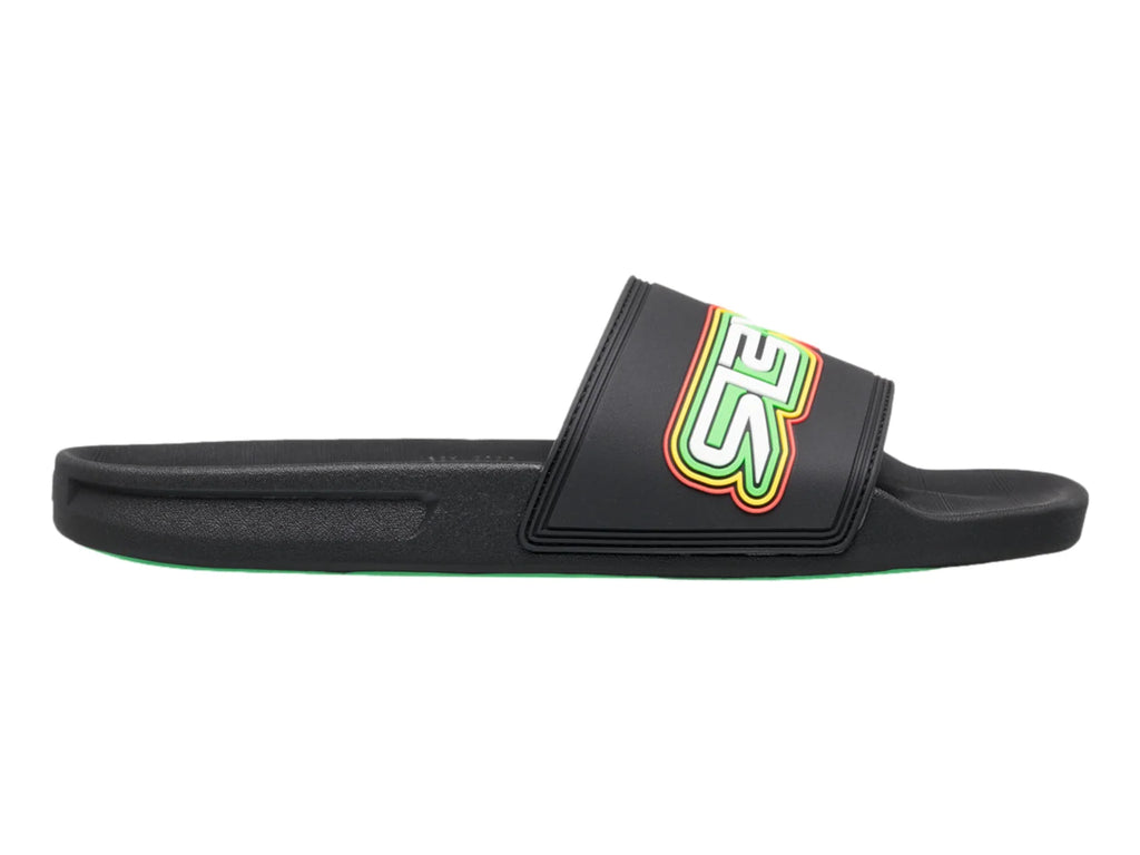 Sandalias Quiksilver Rivi Wordmark Slide II Negro para Hombre