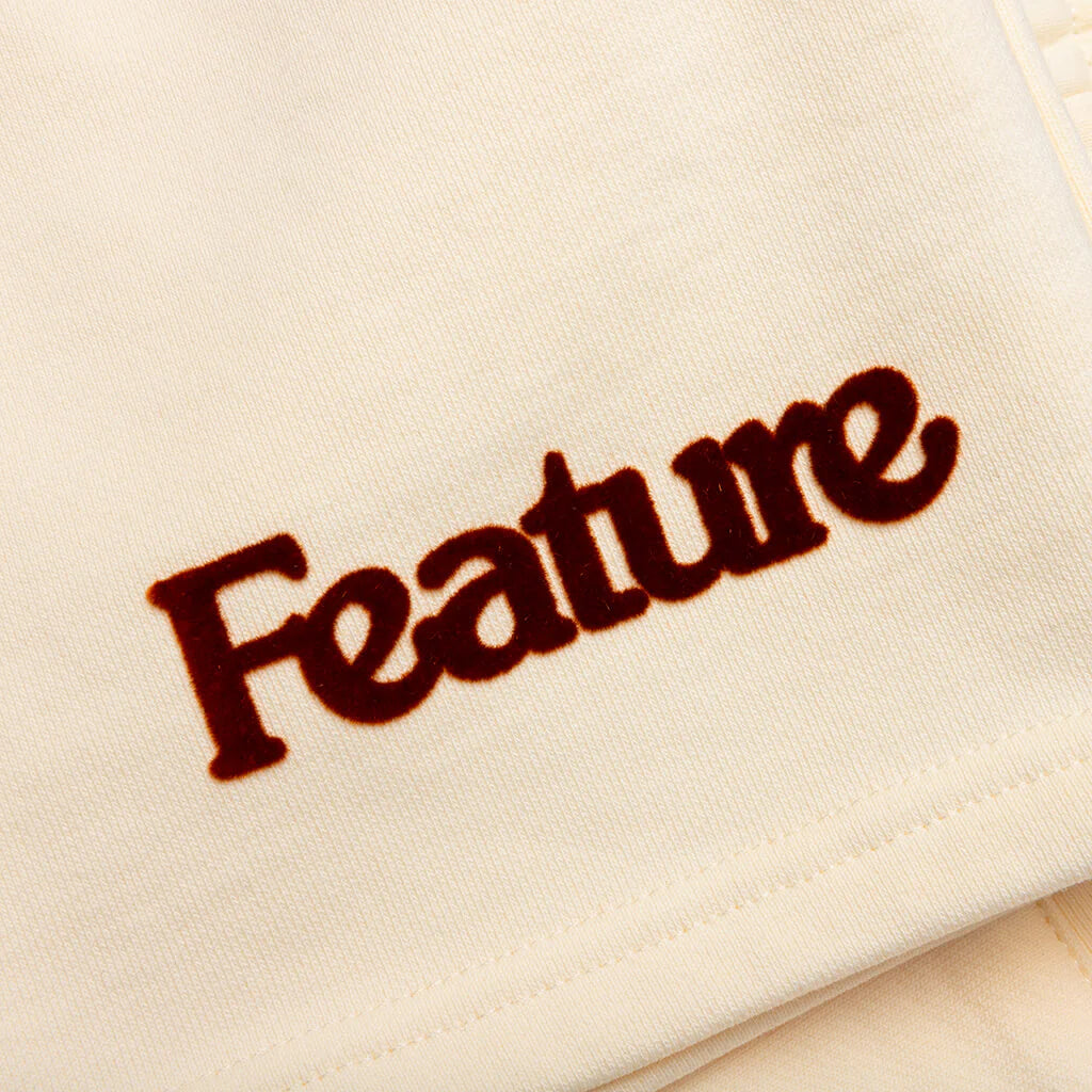 Academy Short Cannoli Cream Gold Flame