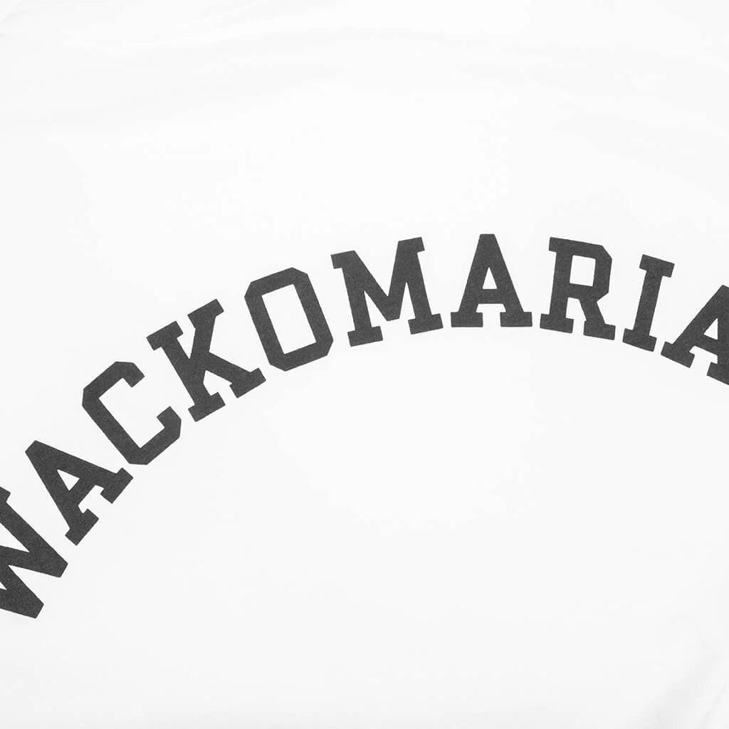 Washed Heavyweight Crewneck T Shirt Type 5 White