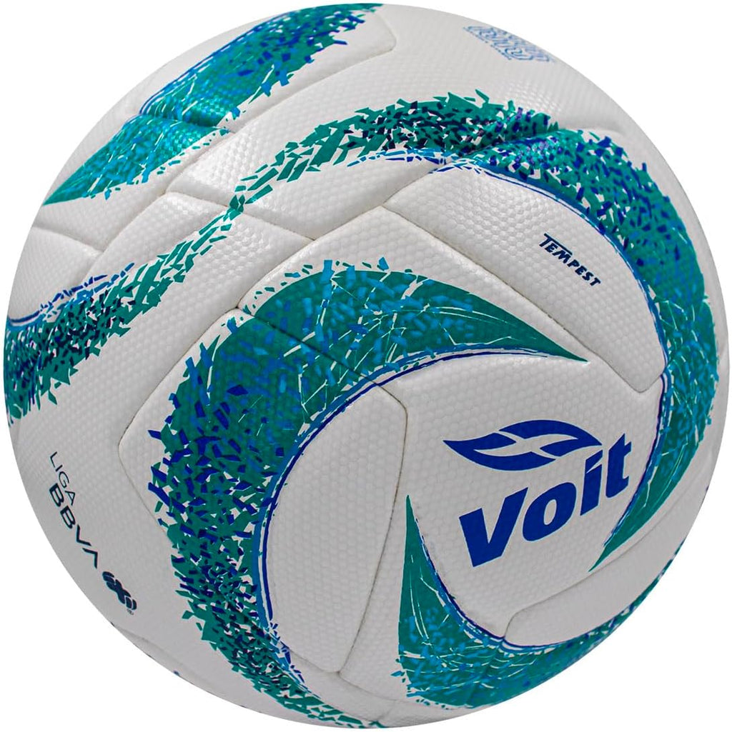 Voit Tempest Fundation Apertura 2023 Match Soccer Ball White Aqua