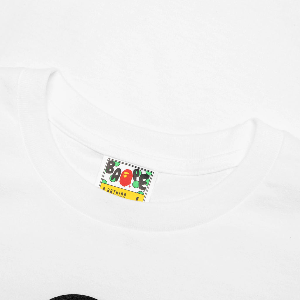 Color Camo Milo on Big Ape Tee White Red