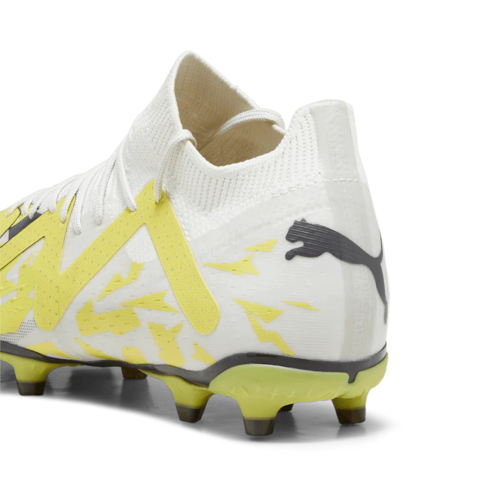 PUMA Future Match FG AG Soccer Cleats Gray Yellow