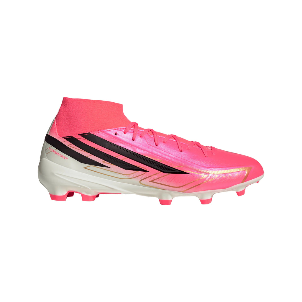 adidas F50 Hyperfast League Mid Firm Ground Mens Soccer Cleats Turquesa Black Gold