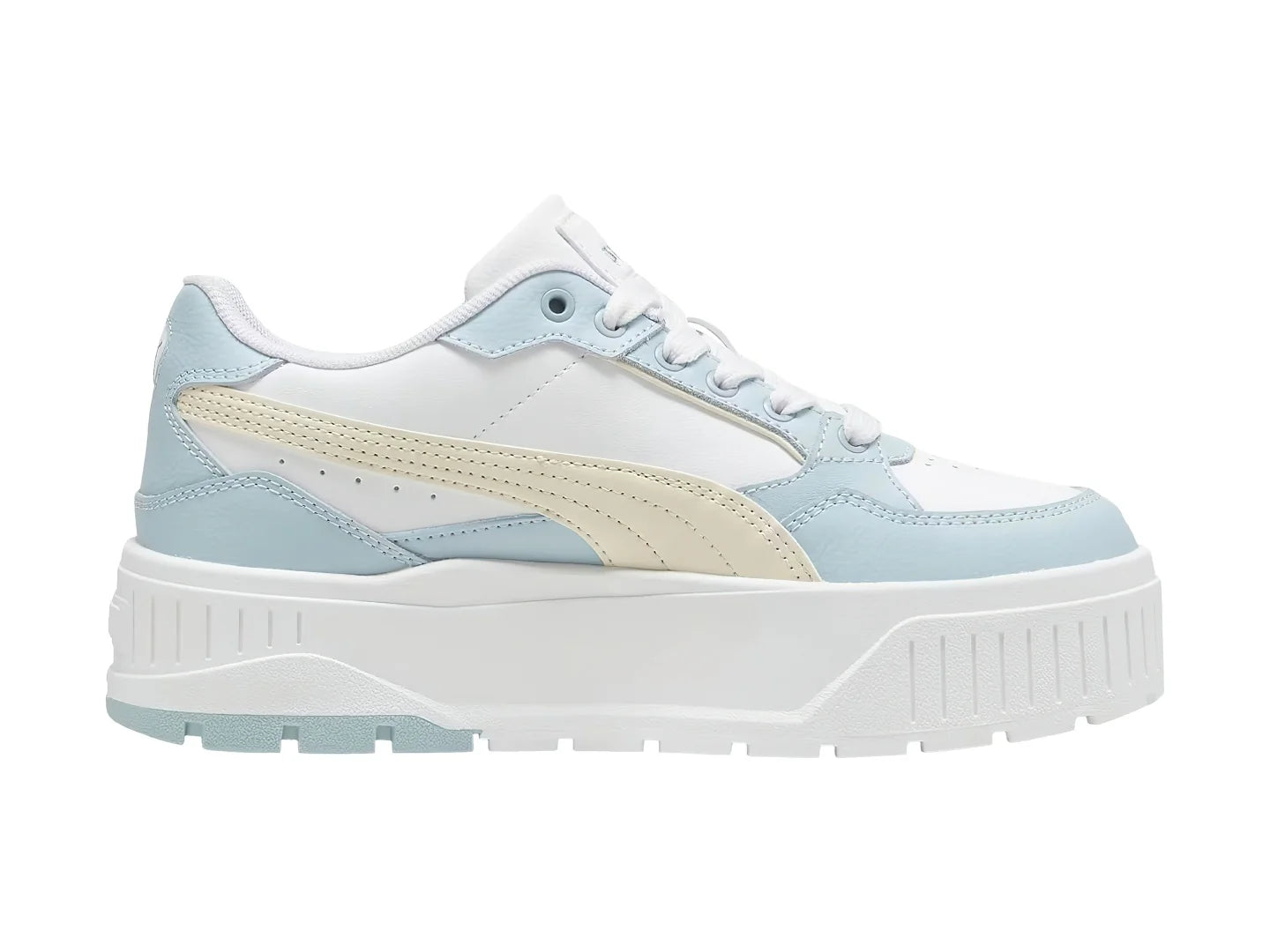 Tenis PUMA Carmen II Idol Blanco y Azul para Niña