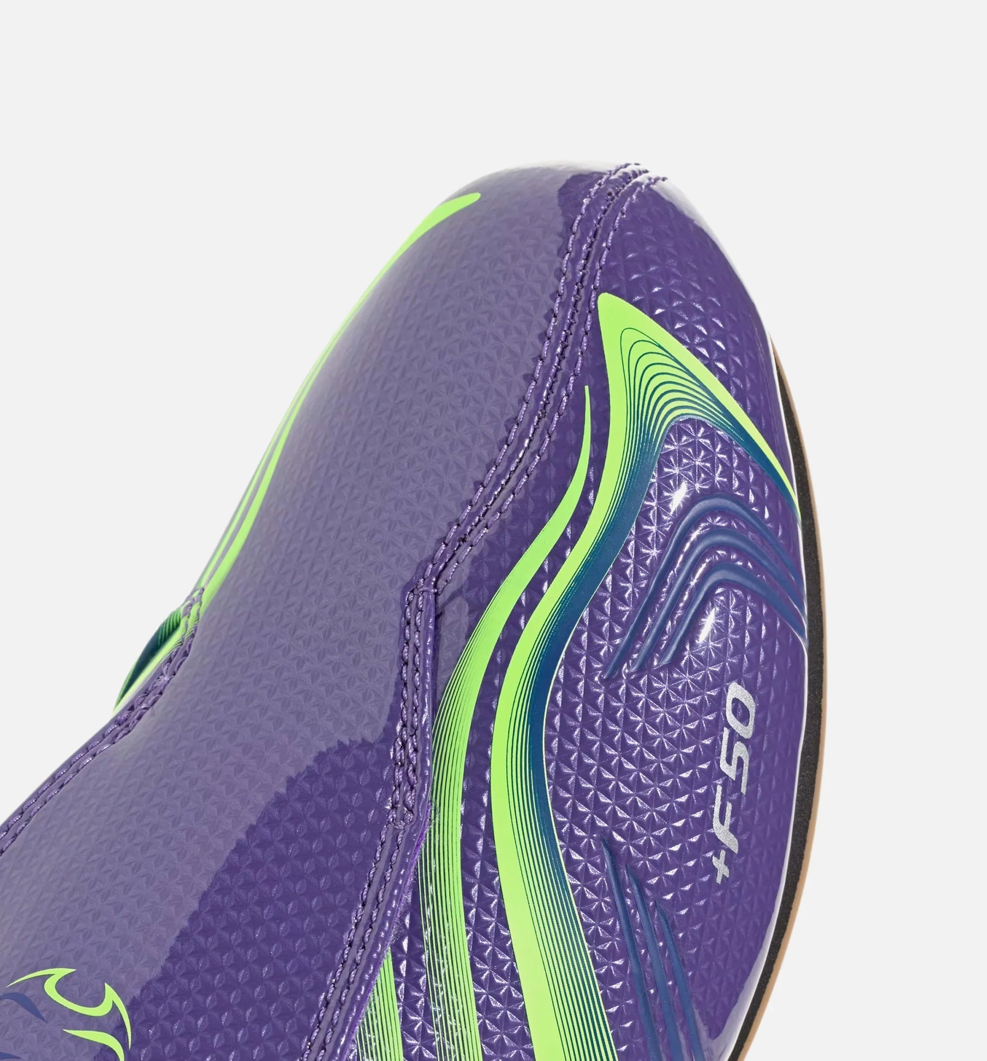 Taekwondo F50 Womens Lifestyle Shoe Purple Rush Lucid Lemon Royal Blue