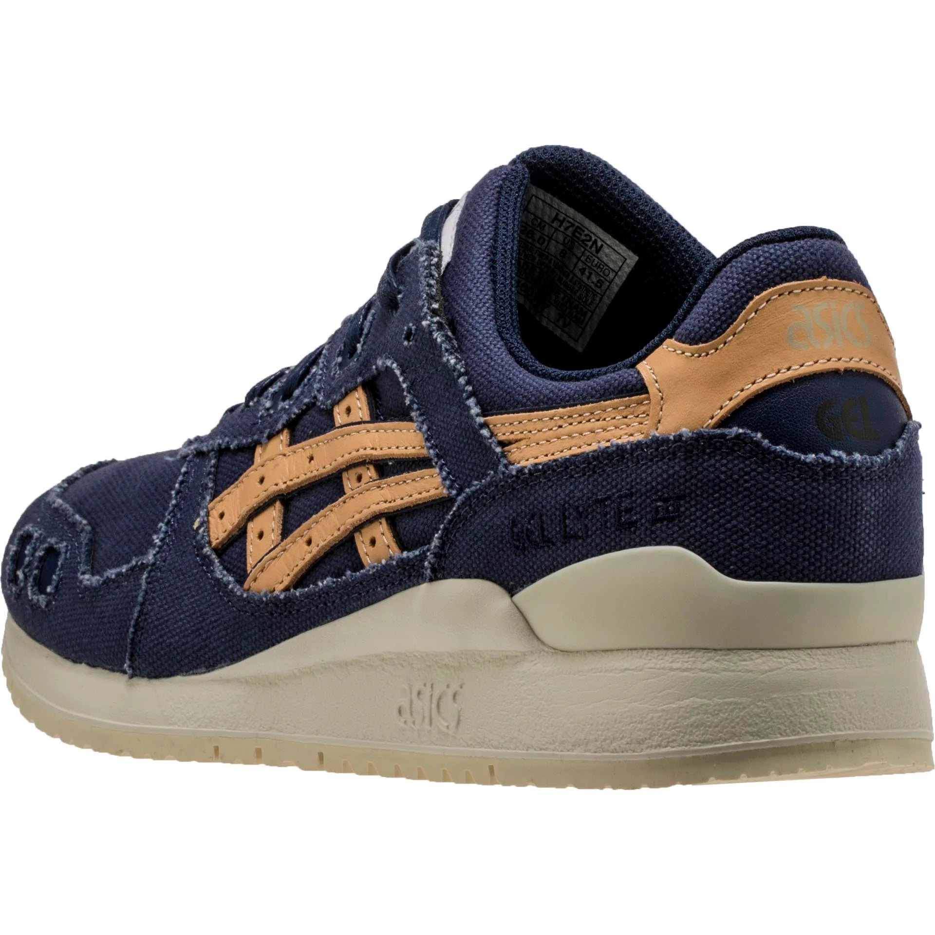 Gel Lyte III Mens Running Shoe Indigo Blue Tan