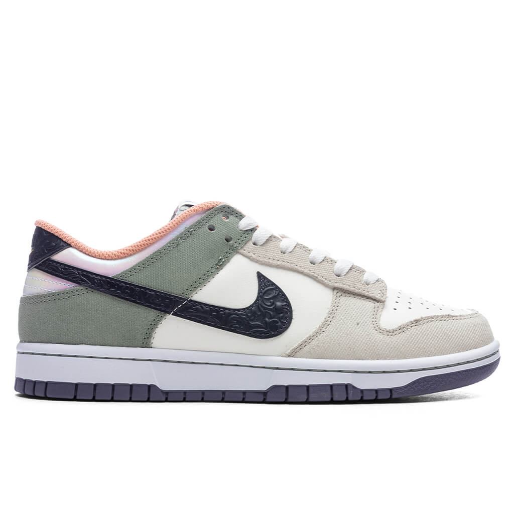 Dunk Low Retro Floral Swoosh Sail Gridiron Light Bone Jade Horizon Apricot Agate Daybreak