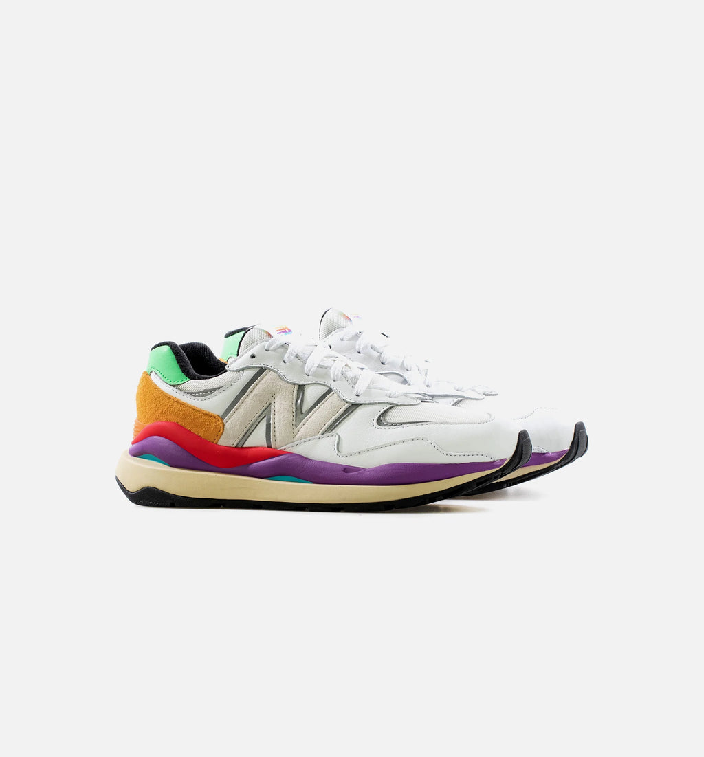 5740 Mens Lifestyle Shoe White Tan Multi
