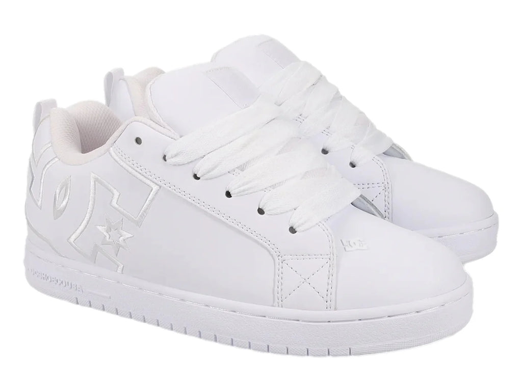 Tenis DC Shoes Court Graffik Blancos para Hombre