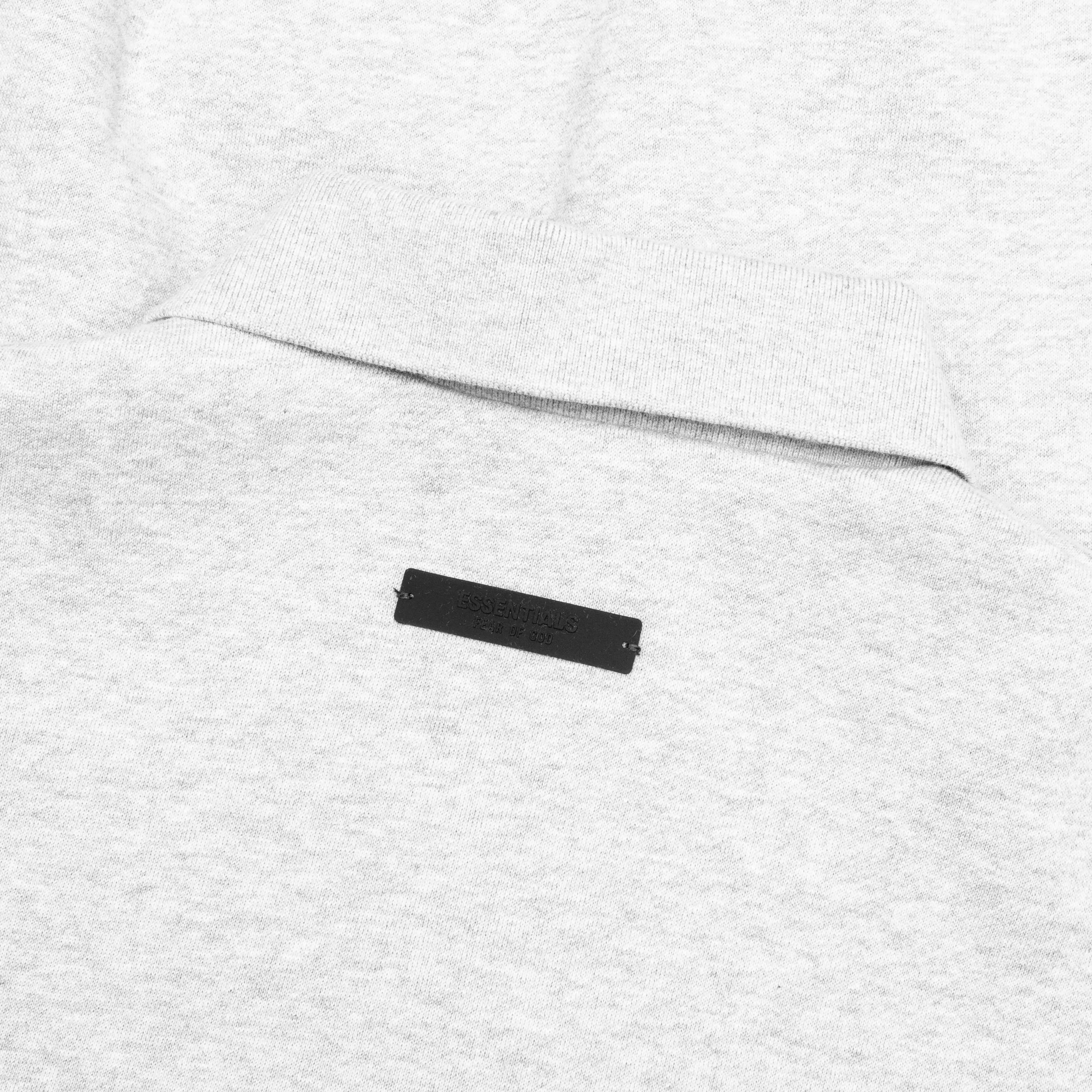 Fleece Polo Light Heather Gray
