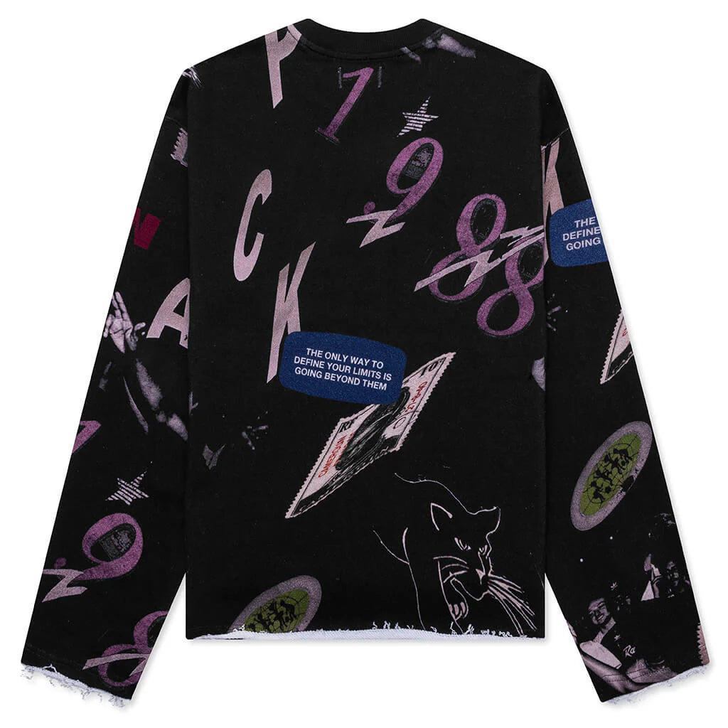 Collage Crewneck Black
