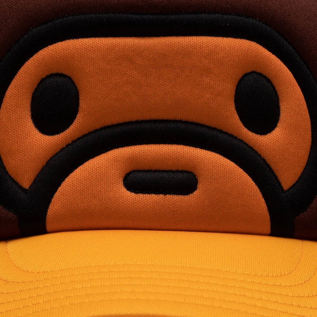Kids Milo Face Mesh Cap Brown