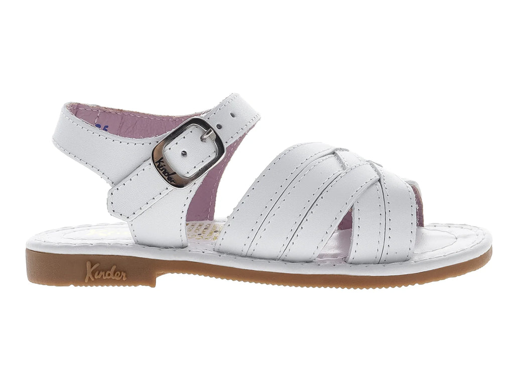 Sandalias Kinder Blancas para Niña
