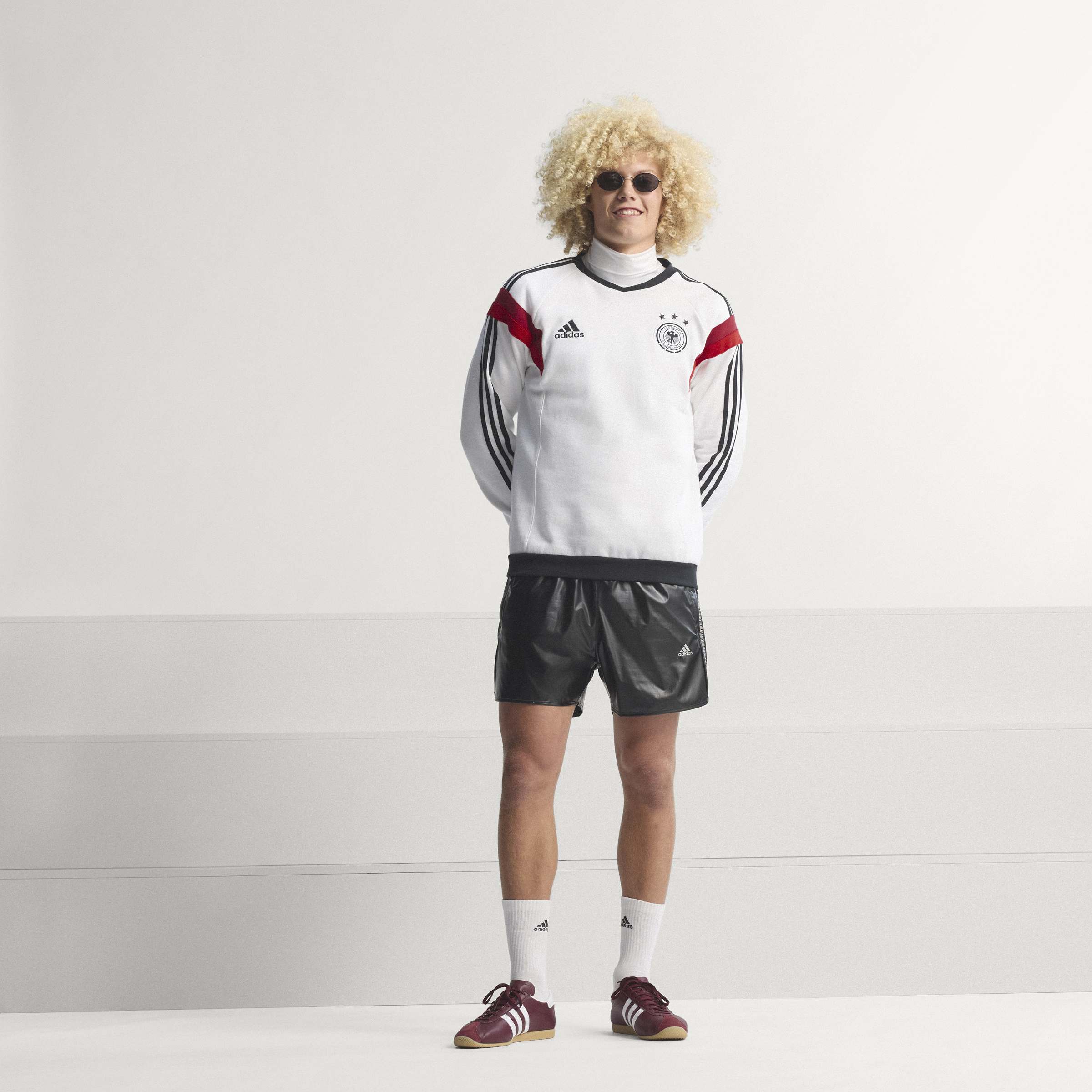 adidas Germany Crew 2014 Mens Soccer Sweatshirt White