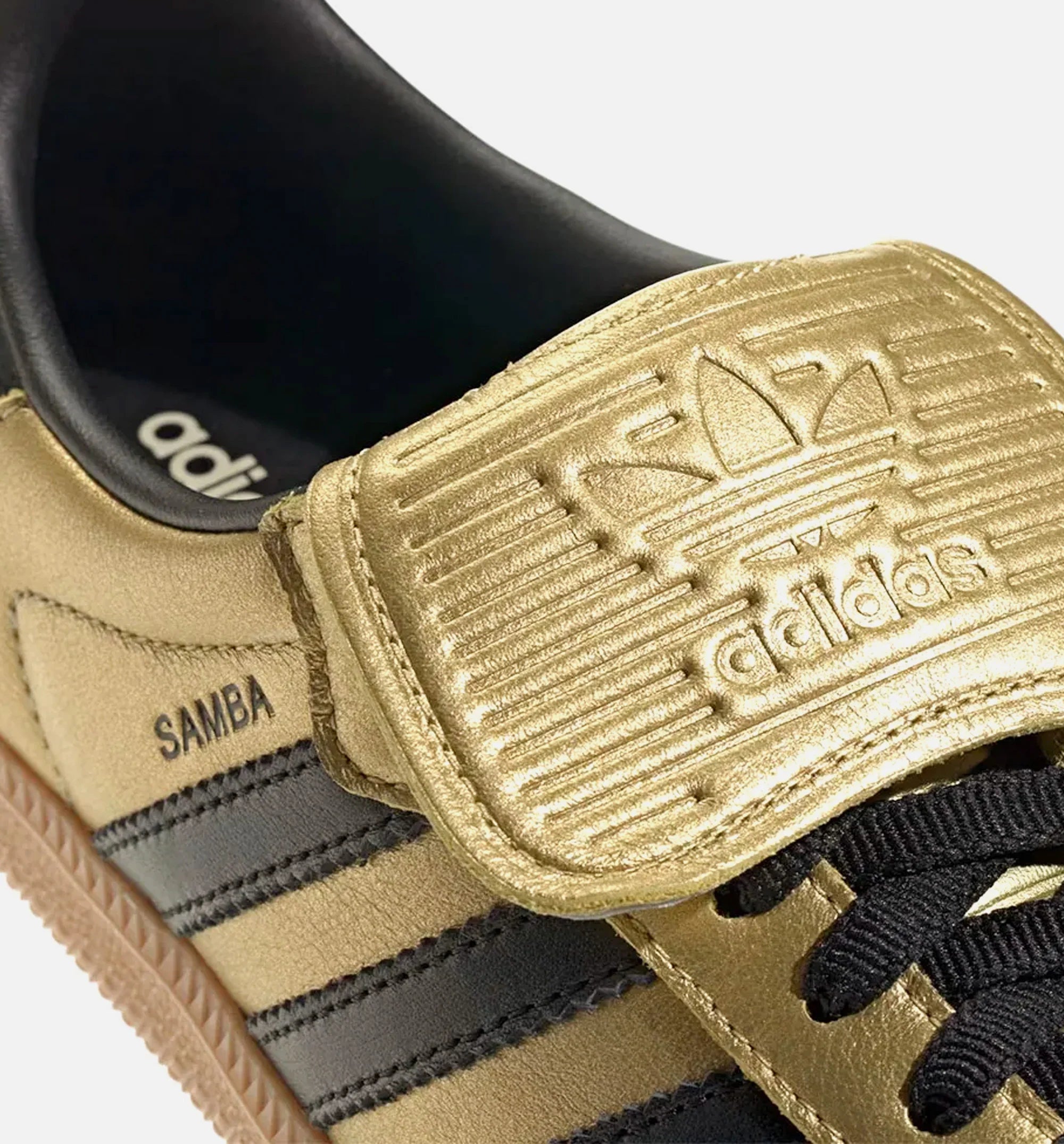 Samba LT Womens Lifestyle Shoe Gold Metallic Core Black Gum