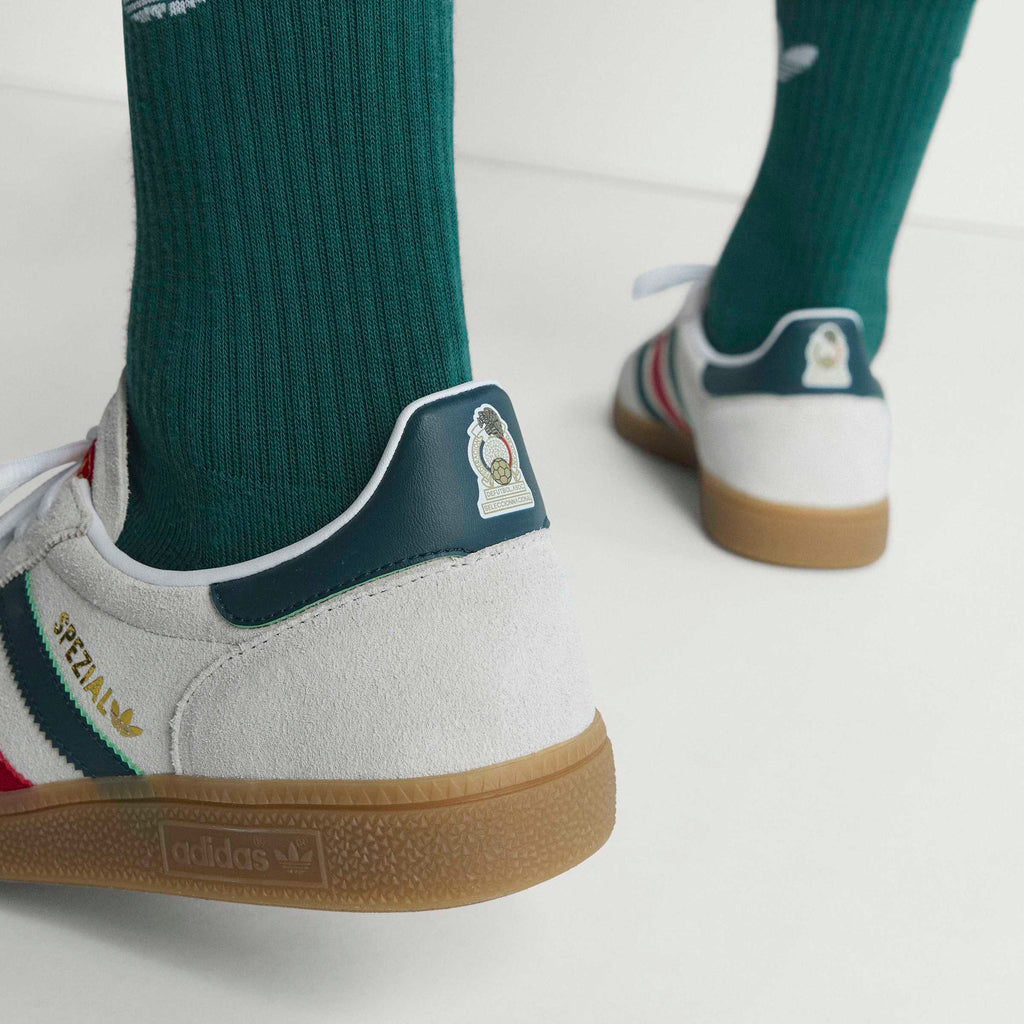 adidas Mexico Handball Spezial Shoes White Scarlet
