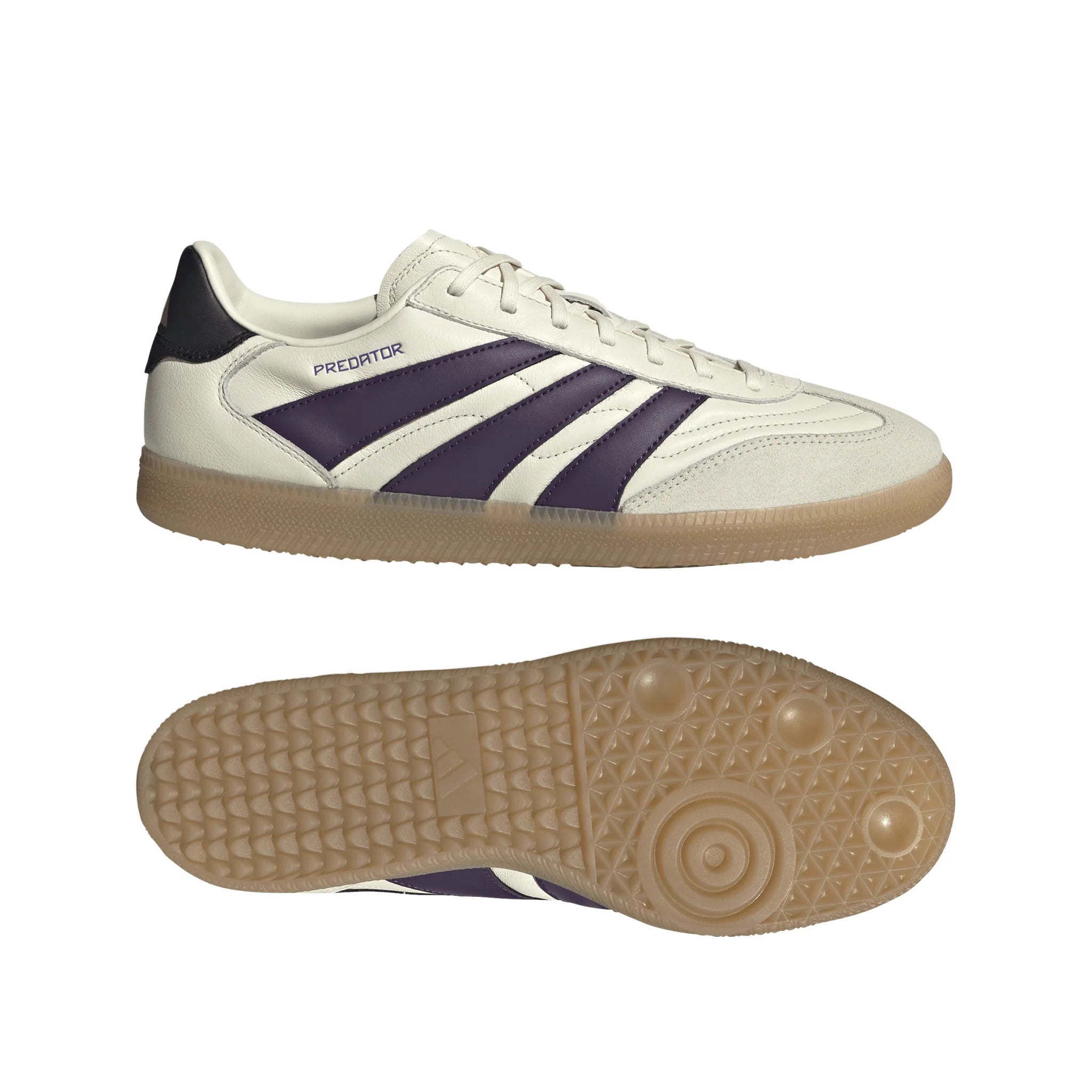 adidas Predator Freestyle Indoor Shoes Ivory Aurora Plum Gold Metallic