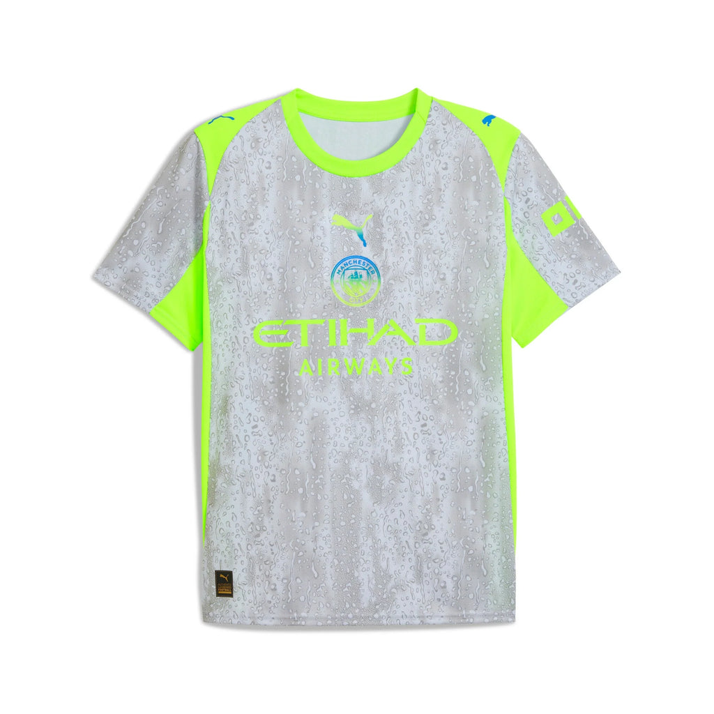 PUMA Mens Manchester City Third Soccer Jersey 25 Green