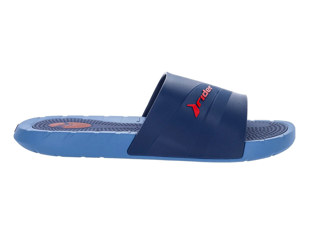 Sandalias Rider Rush Slide Azul y Rojo para Hombre