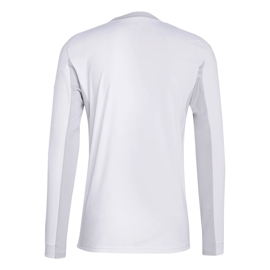 adidas Real Madrid Long Sleeve Mens Home Soccer Jersey 25 26 White